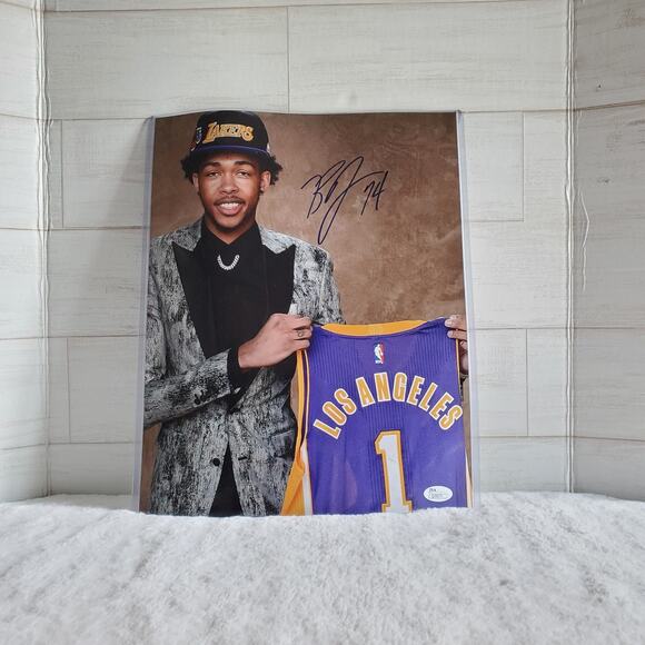 Los Angeles Lakers Brandon Ingram Signed Color Photo 11x14 Authenticated - Picture 1 of 3
